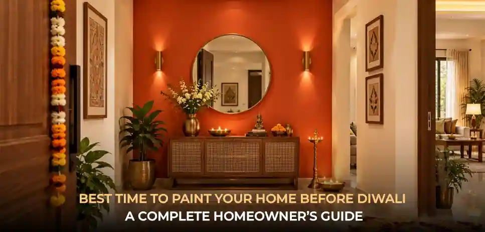 Best time to paint your home before Diwali