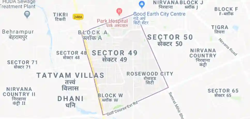 Sector 49 Gurgaon Pin Code