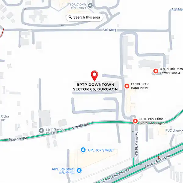 BPTP Downtown Sector 66 Location Map