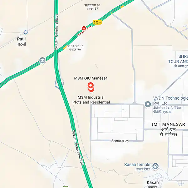M3M GIC Manesar Location