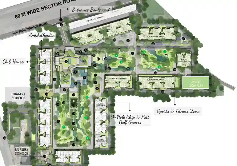 M3M golf hills sector 79