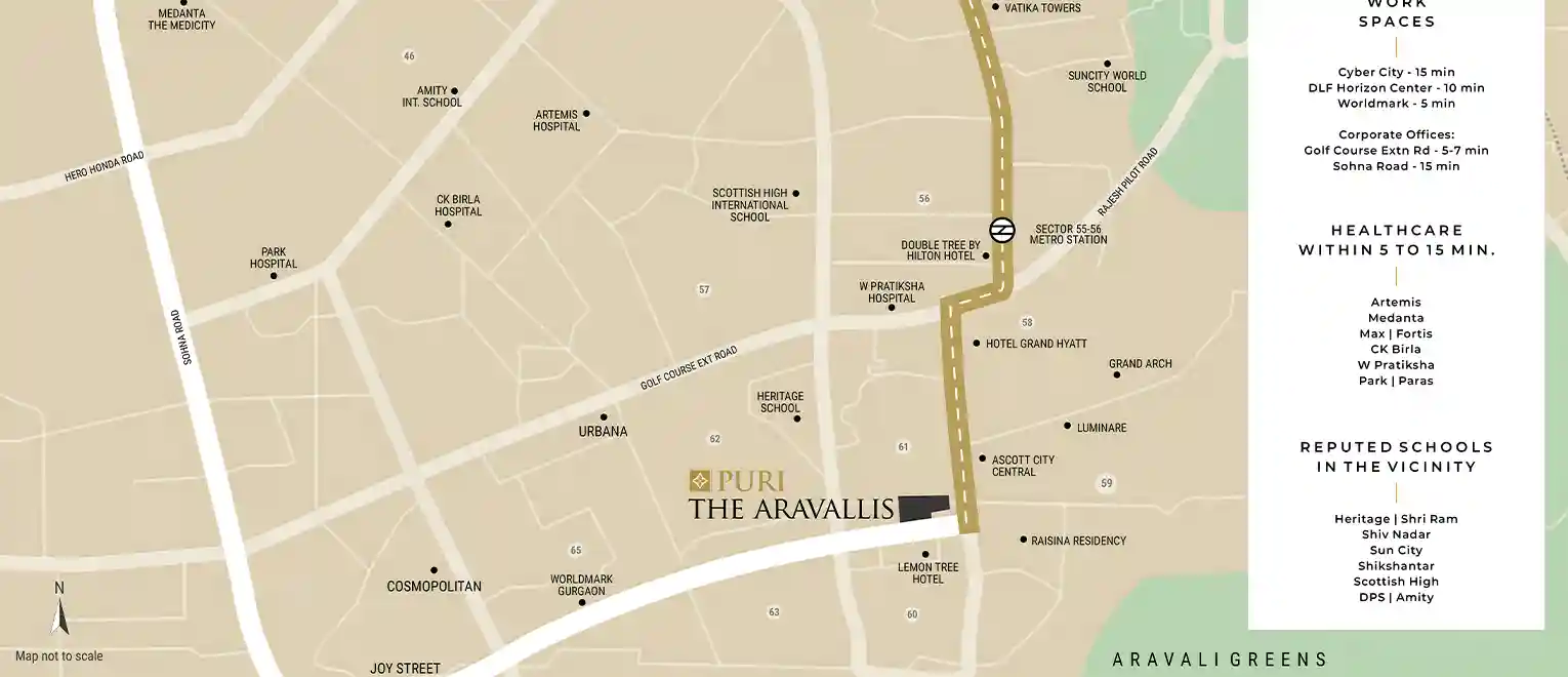 Prime Residences near Rapid Metro Gurgaon