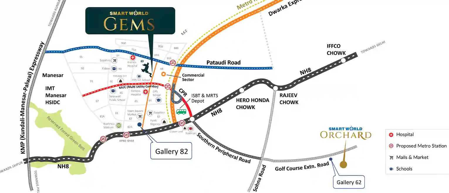 Smartworld Gems Location