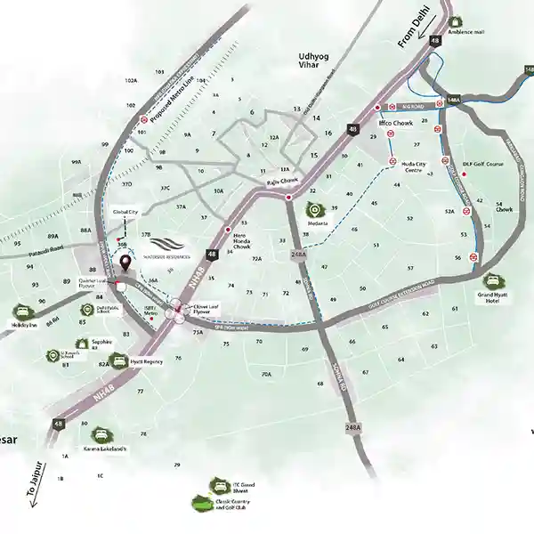 Waterfall Residences Dwarka Expressway